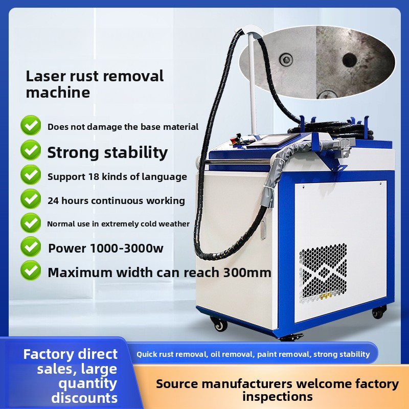 Industrial Laser Paint Removal - Draagbare draagbare roest- en verfverwijdering Krachtige