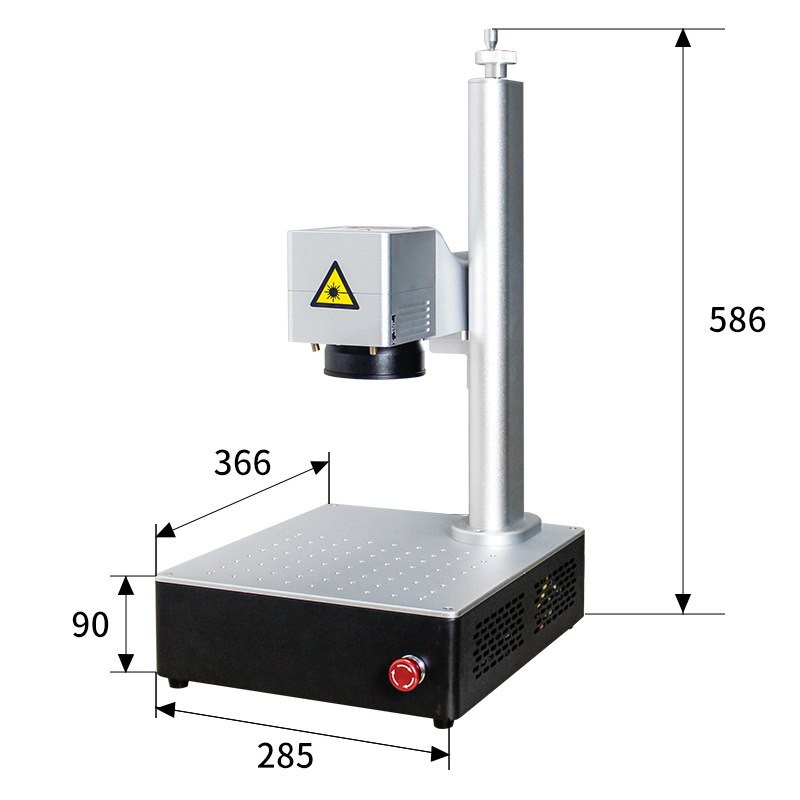 Industrial Laser Engraving Machine For Metal - Industriële fiberlaser-markeermachine, 20W/30W, draagbare graveermachine voor