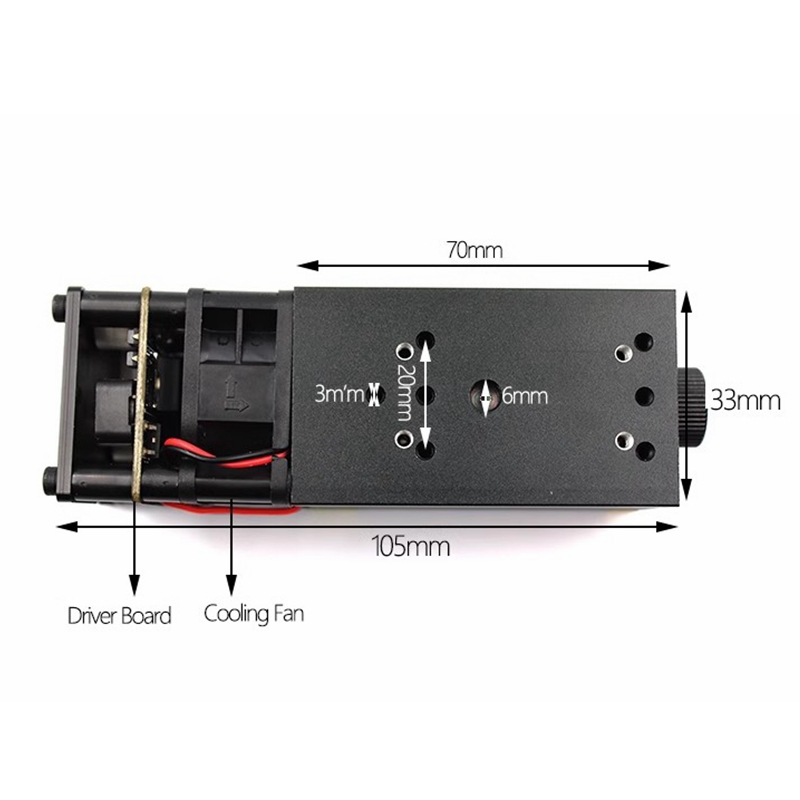 Industrial Laser Systems - 405nm ~ 850nm Focusseerbare Kop Rode,