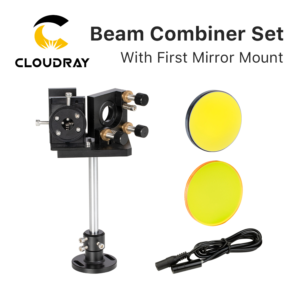 Co2 Laser Mirror - Cloudray Beam Combiner Set 25Mm Laserstraal