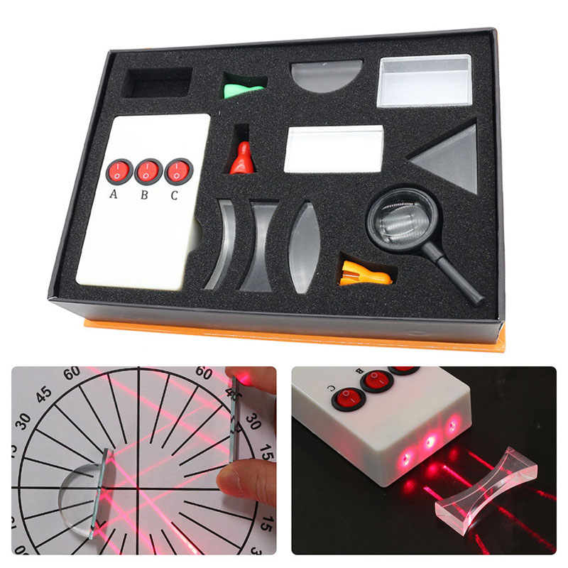 Laser Focus Lens - Optische Experiment Box Set Driehoekig Prisma