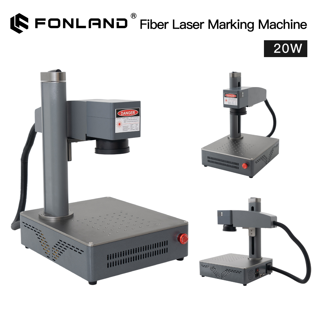 Industrial Laser Engraving Machine For Metal - Fonland S4 Metaalvezellasergraveermachine 20/30/50W Industriële draagbare