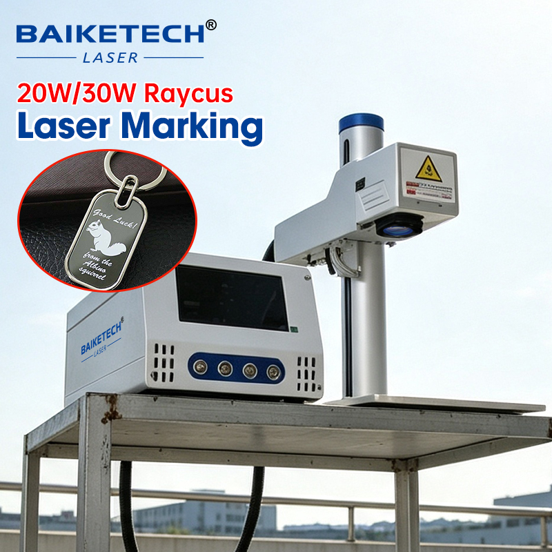 Industrial Laser Engraving Machine For Metal - Hoge-snelheid 20W/30W Fiberlaser-markeringmachine voor industriële metaalgravure,