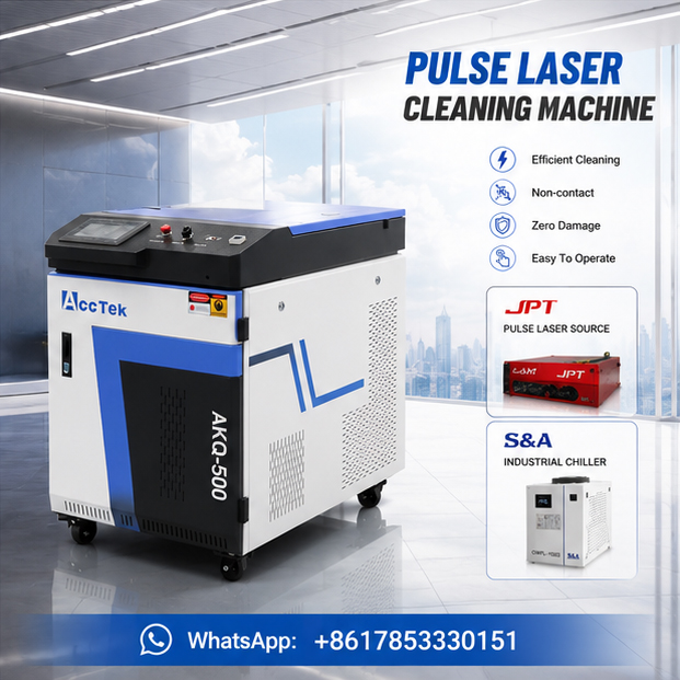 Industrial Laser Paint Removal - Industriële laserreinigingsmachine voor roest- en verfverwijdering,