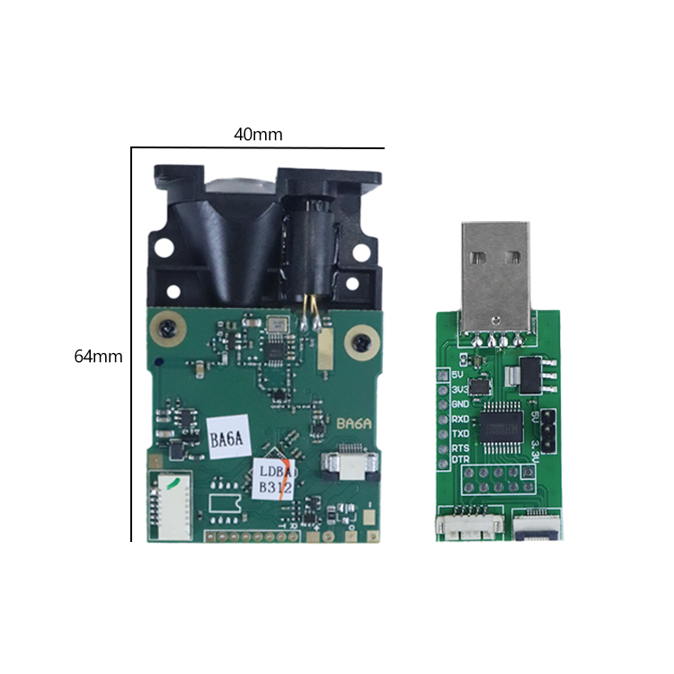 Industrial Laser Distance Measuring Device - 20HZ Optische Sensor Chip Afstandsmeter 100m