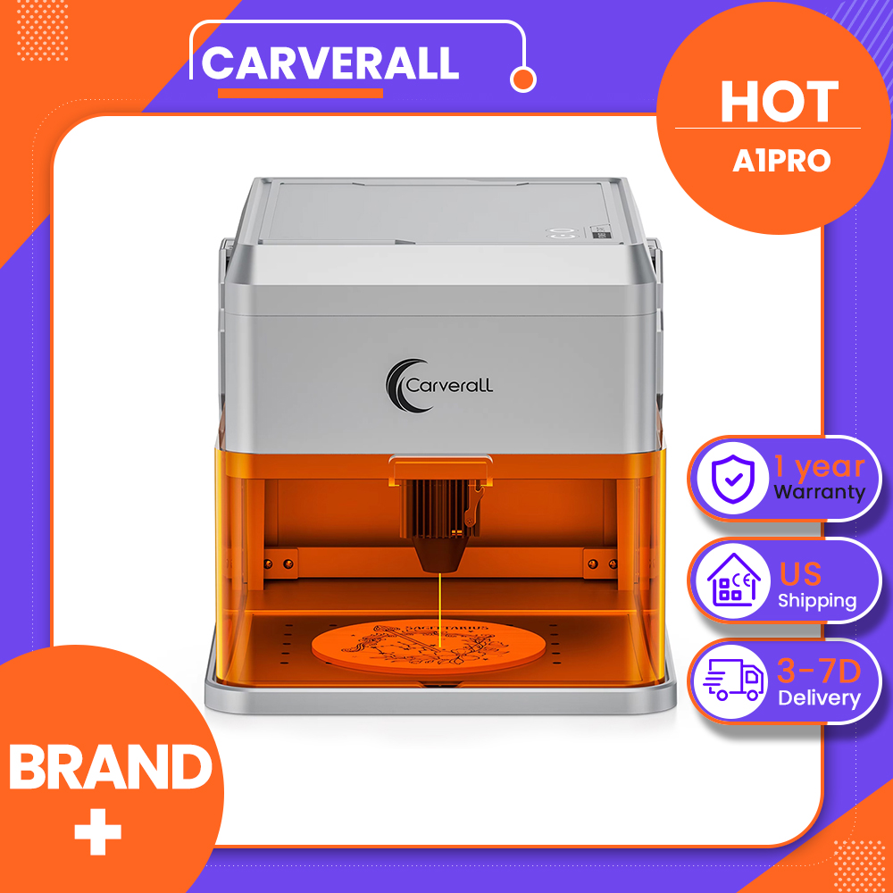 Industrial Laser Applications - Carverall A1PRO 10W Lasergraveermachine met HD-camera,