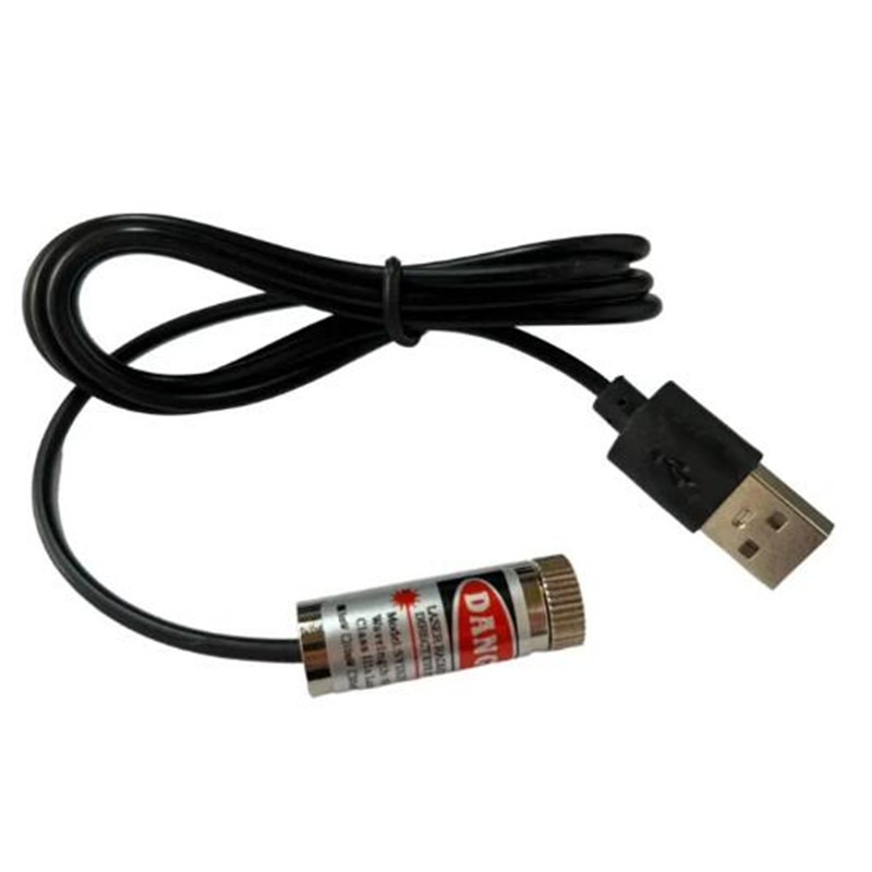 Industrial Laser Training - USB-connector lasermodule 12 mm 5 mw