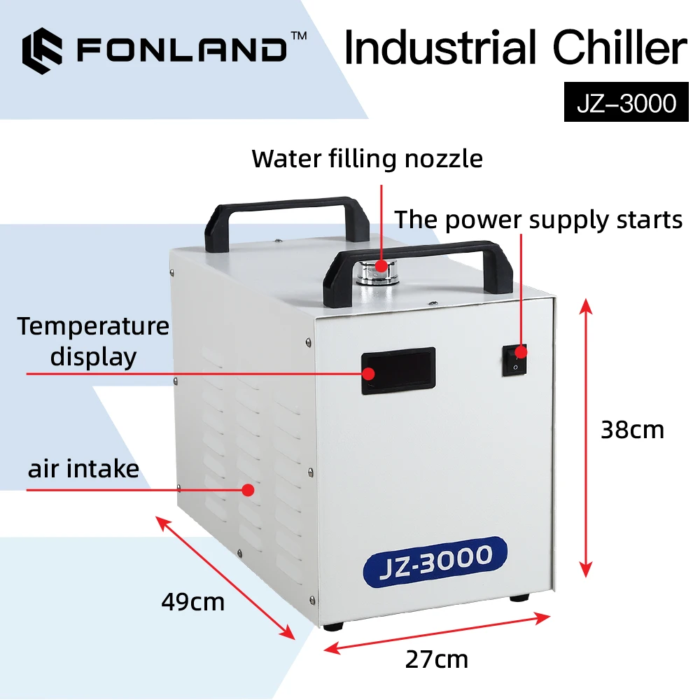 FONLAND JZ-3000 DG110V AG220V  - Laser Industrial Chiller recensie en prijs