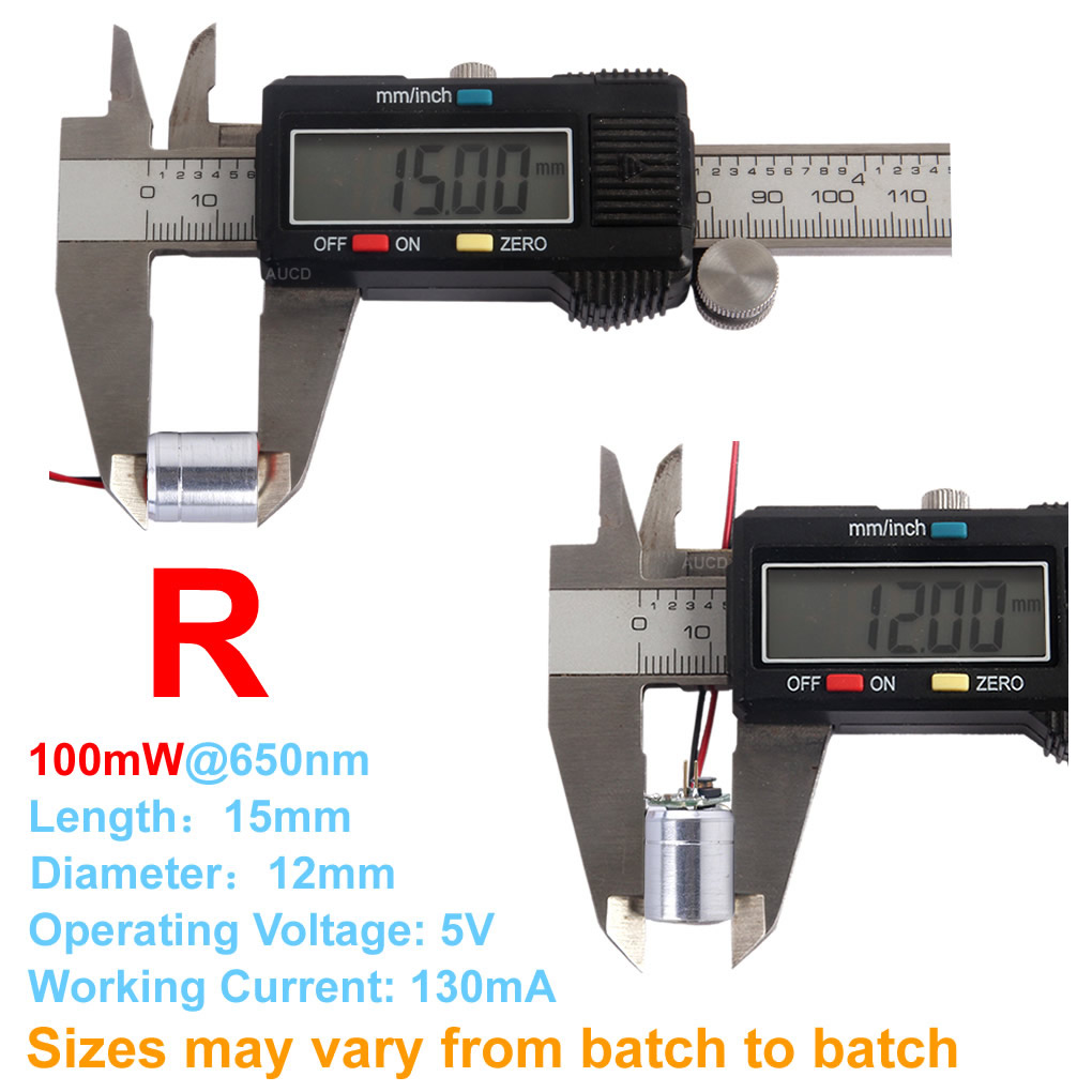 Φ12x15mm DC 5V Rood-100mW Groe - Industrial Laser Systems recensie en prijs