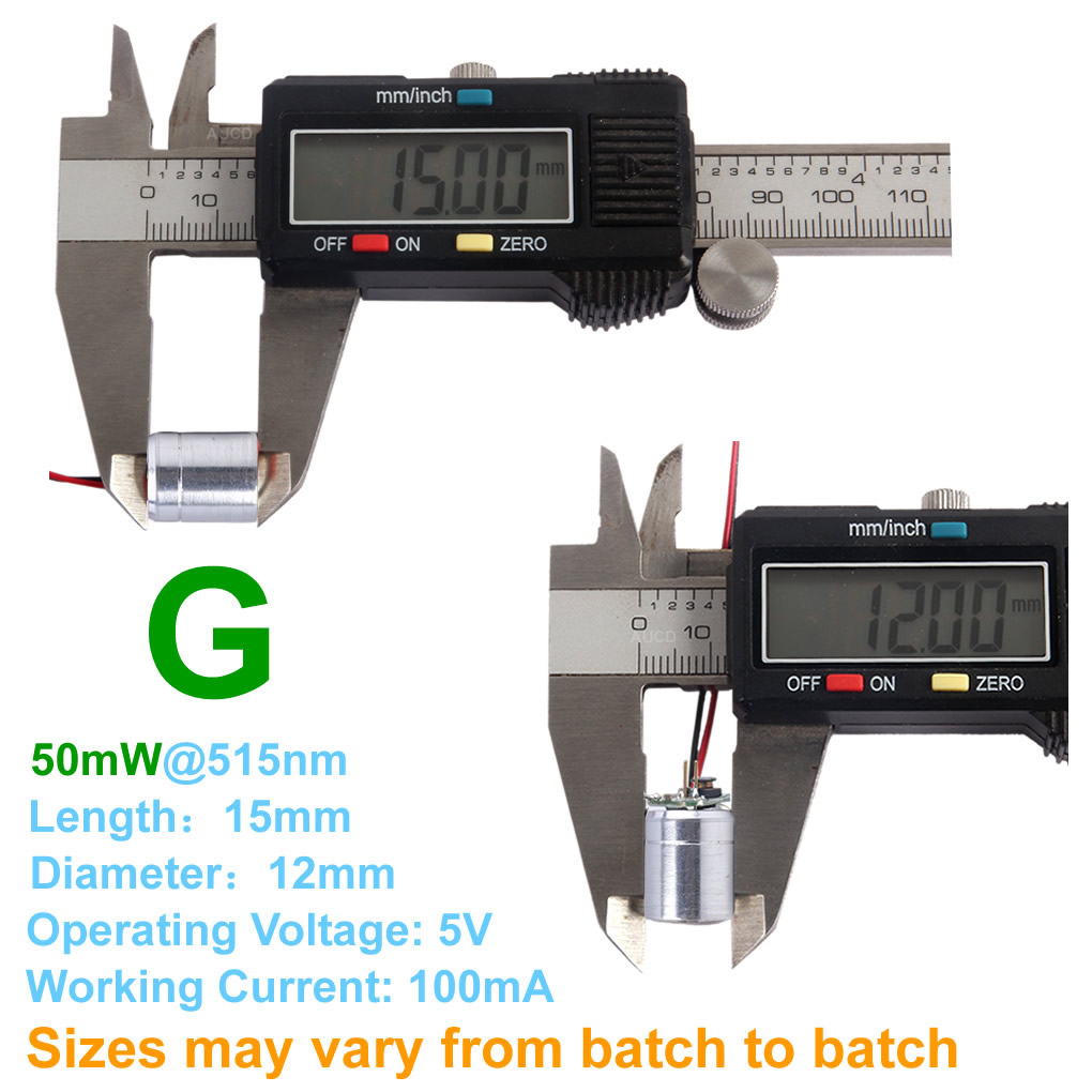Φ12x15mm DC 5V Rood-100mW Groe - Industrial Laser Systems recensie en prijs
