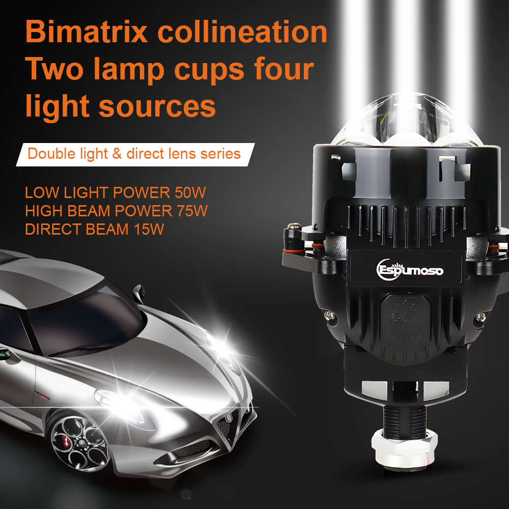 3 inch Bi-LED laser projector  - Laser Focus Lens recensie en prijs