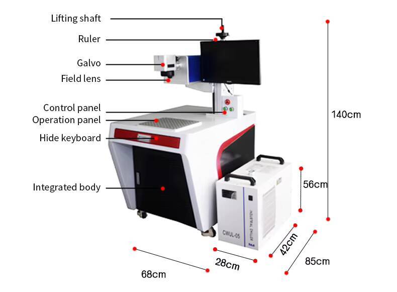 Hoge kwaliteit vezelmarkering  - Industrial Laser Engraving Machine For Metal recensie en prijs