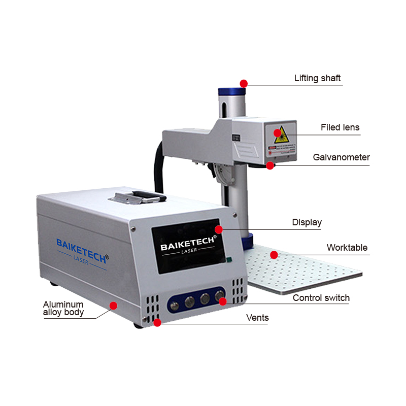Hoge-snelheid 20W/30W Fiberlas - Industrial Laser Engraving Machine For Metal recensie en prijs
