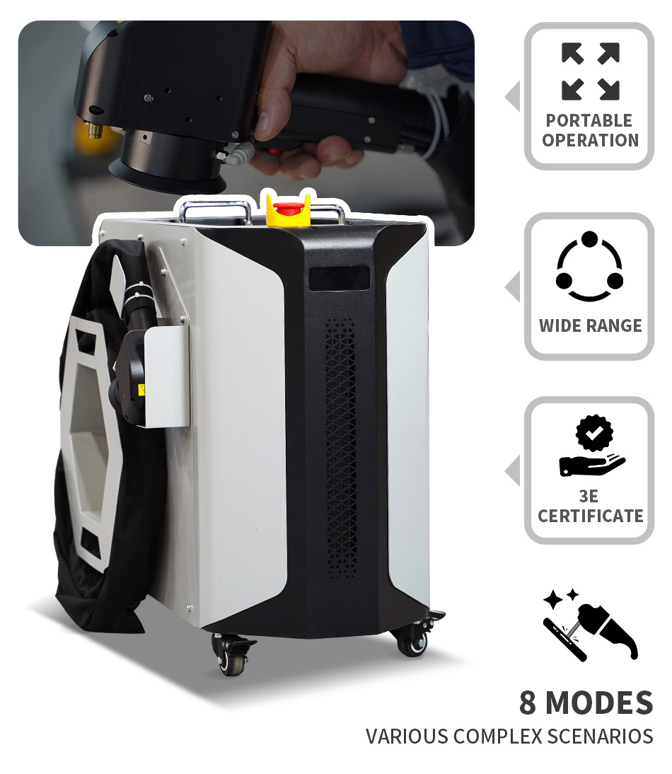 Laserreinigingsmachine voor he - Industrial Laser Paint Removal recensie en prijs