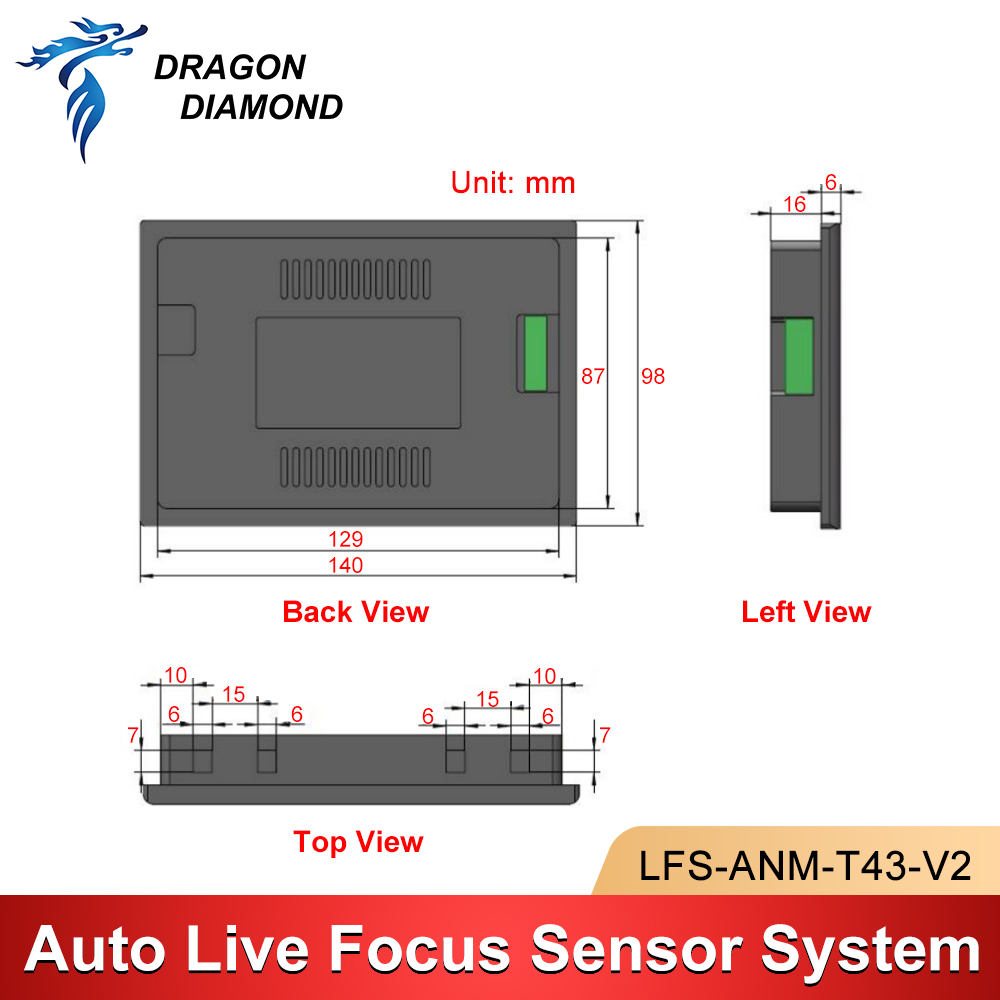 Ruida Auto Live Focus Sensorsy - Industrial Laser Applications recensie en prijs